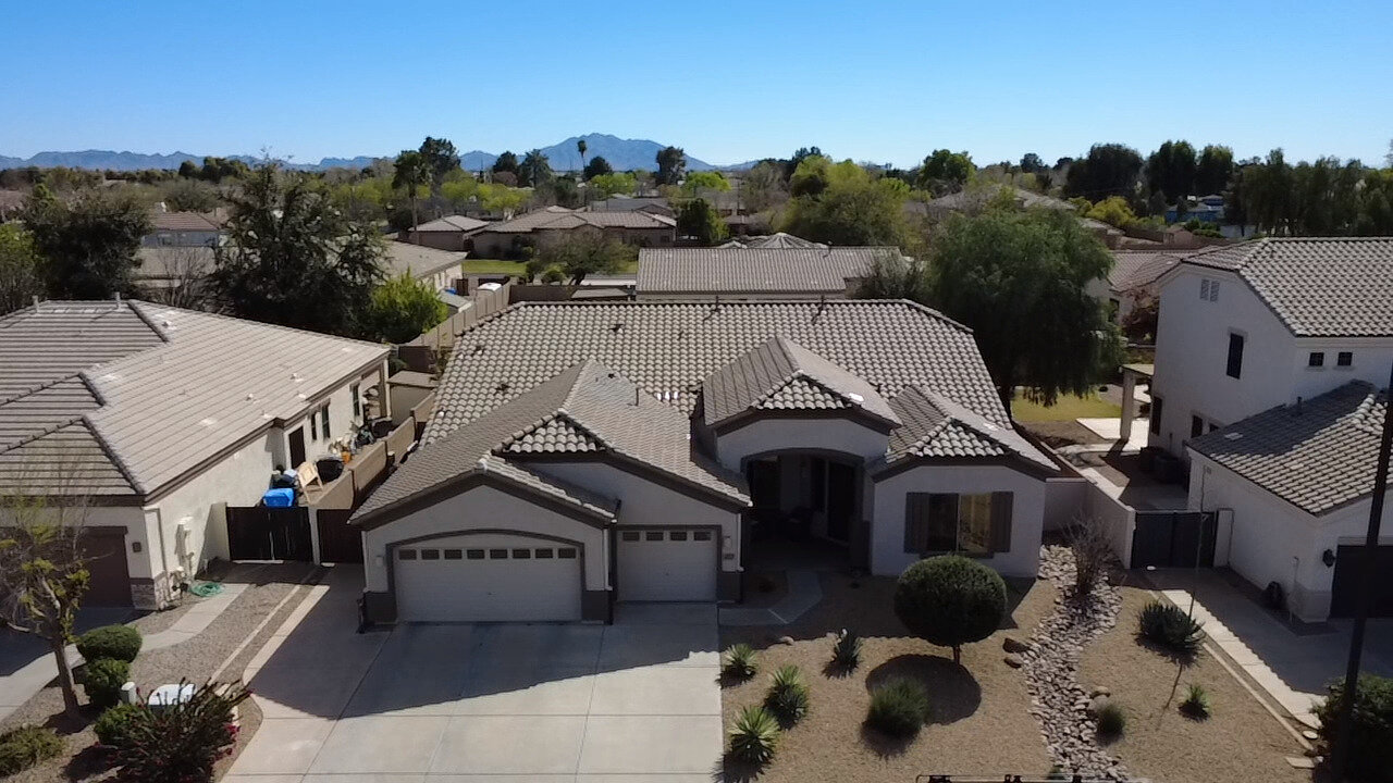 CS3 6 After photo showing the completed Gilbert tile roof replacement with clean tile alignment