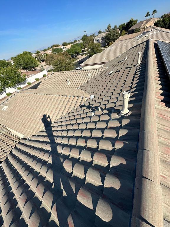 CS3 5 Before photo of the existing Gilbert tile roof before full replacement