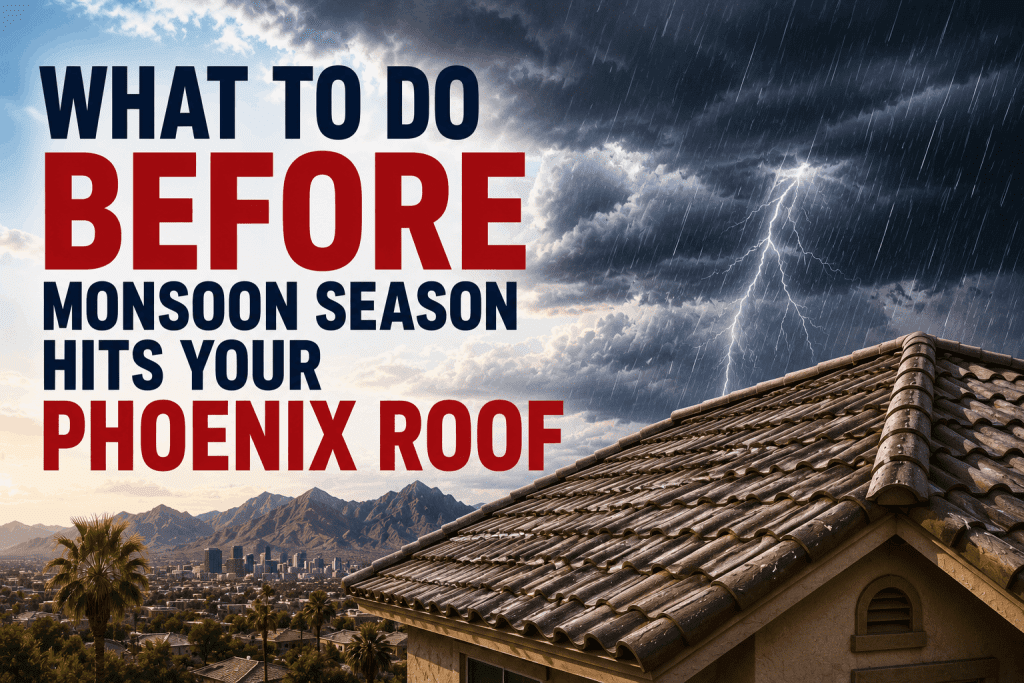 What to Do Before Monsoon Season Hits Your Phoenix Roof 3 What To Do Before Monsoon Season Hits Your Phoenix Roof