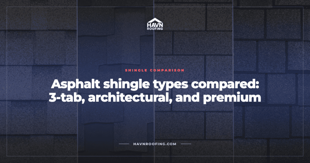 Asphalt Shingle Types Compared: 3-Tab, Architectural, and Premium 4 Havn Asphalt Shingle Types Cover